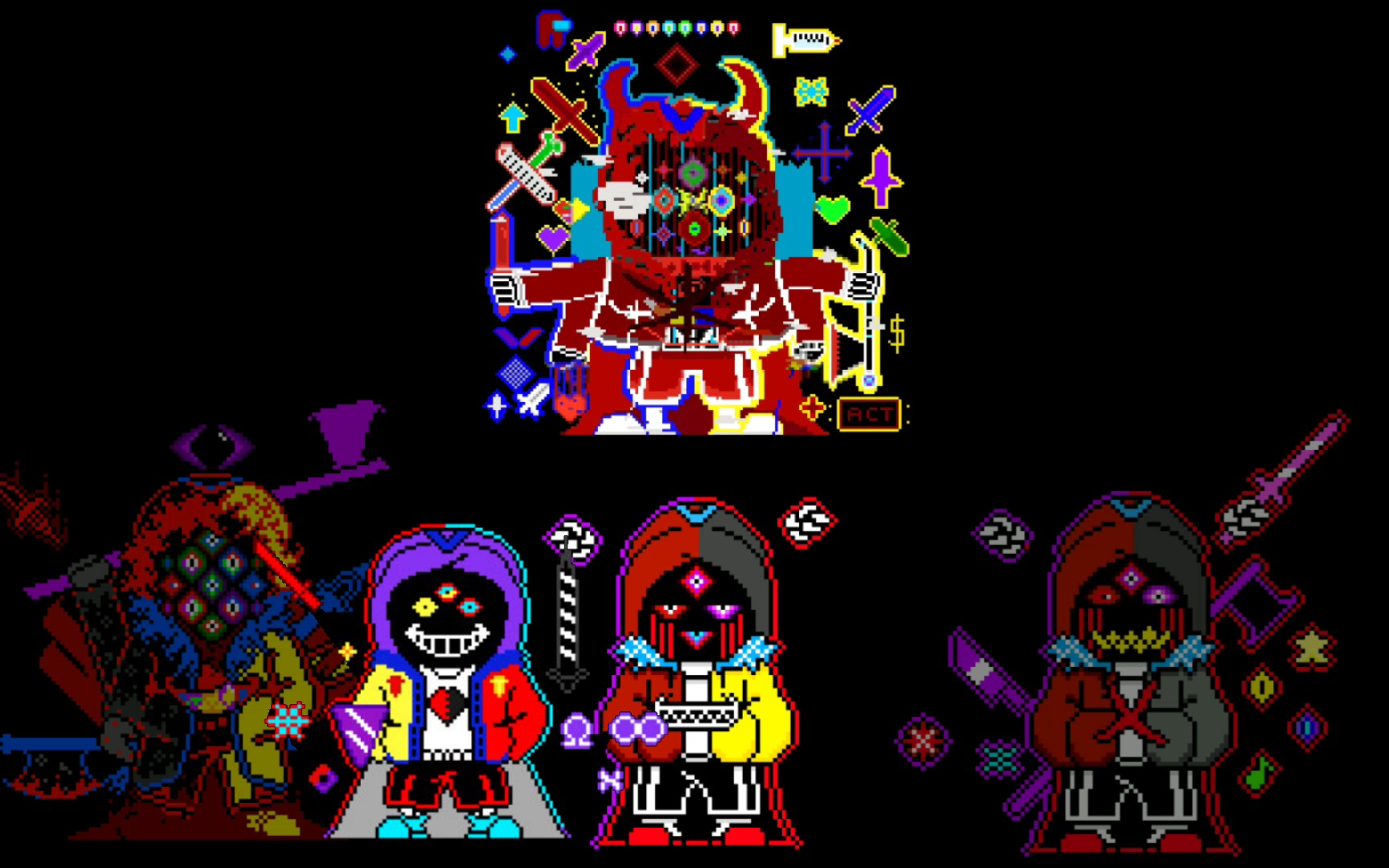 【ut au】融合怪的梦魇 2-1 残杀之徒