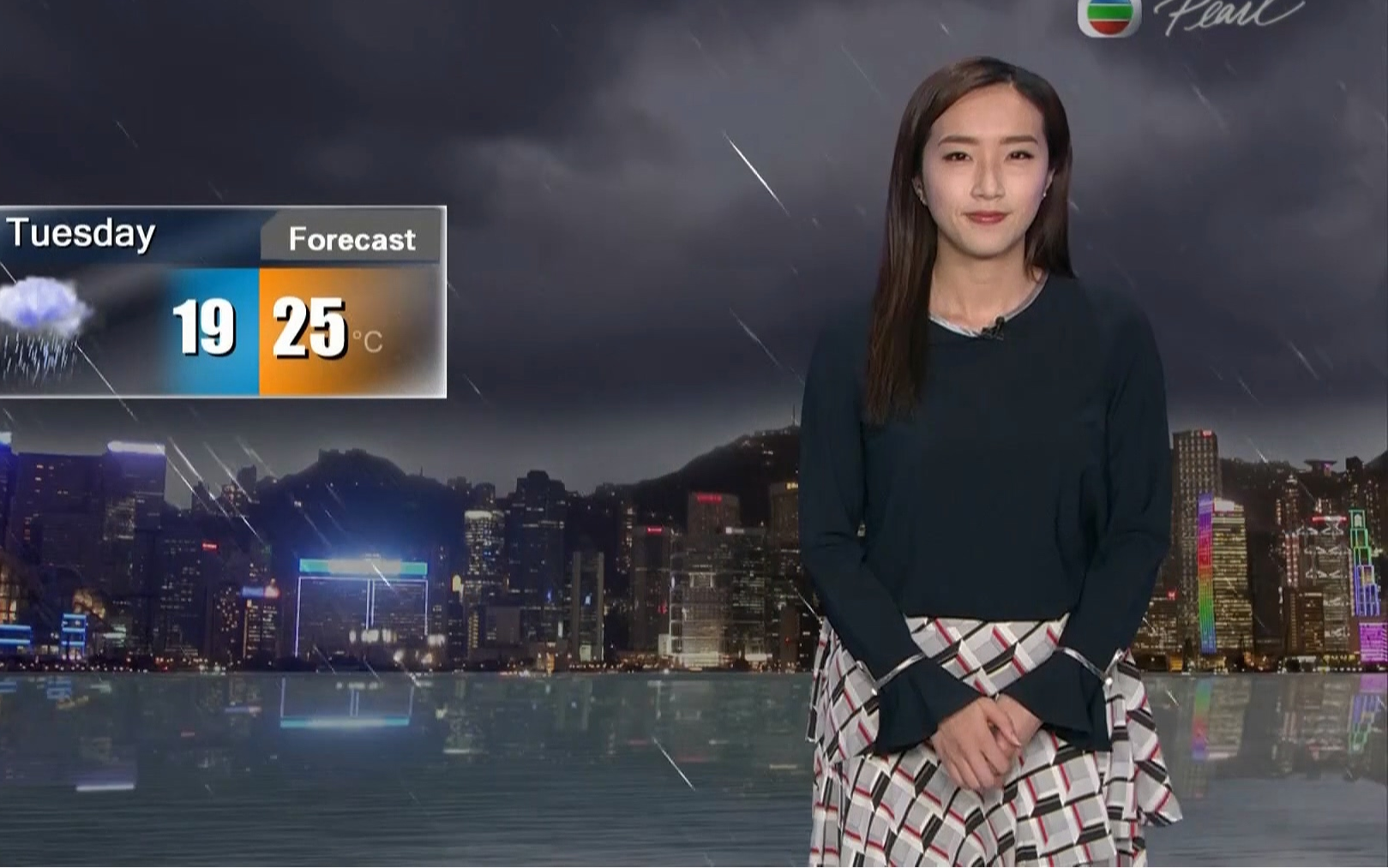 【tvb明珠台】晚间天气报告20221031 邓诗颖