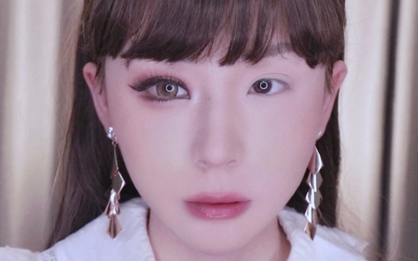 大变活眼整容级三倍放大眼妆技巧朴春仿妆