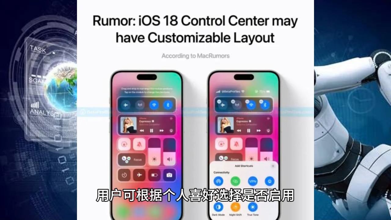 苹果iOS18大揭秘:从控制中心到怀旧壁纸均改变!网友:亮点不足哔哩哔哩bilibili