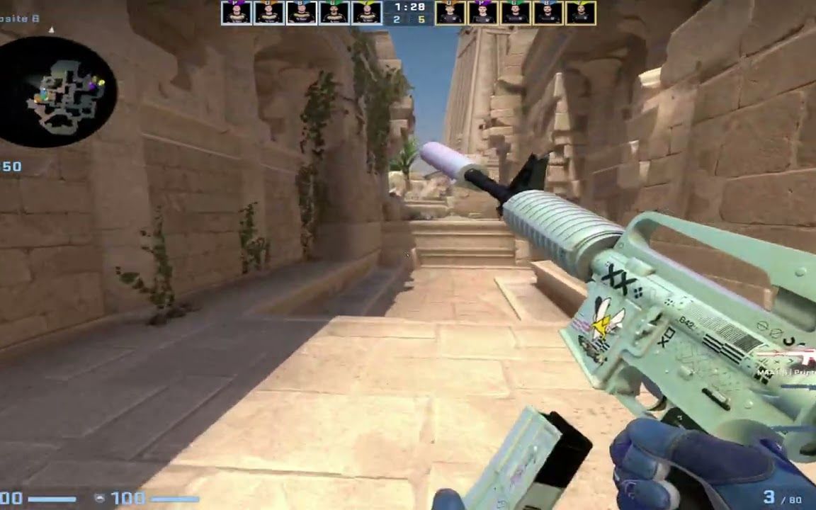 【csgo】pov vitality magisk (24/15) vs monte (anubis) @blast.