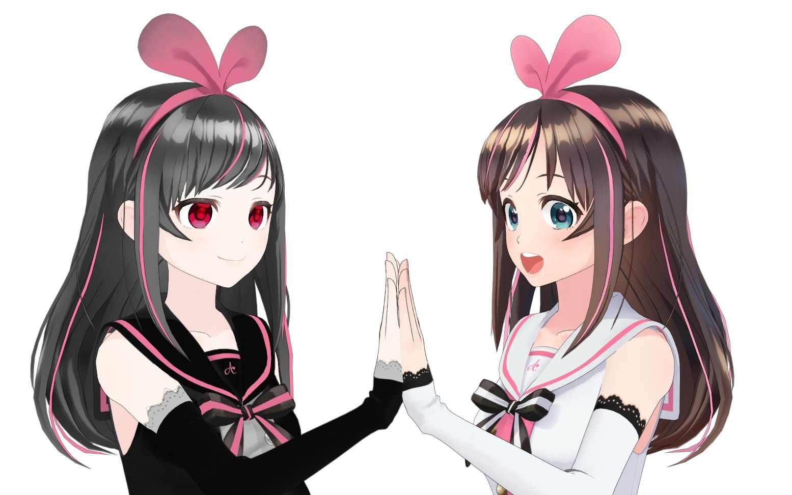 aichannel绊爱和black爱跳起舞来了070707