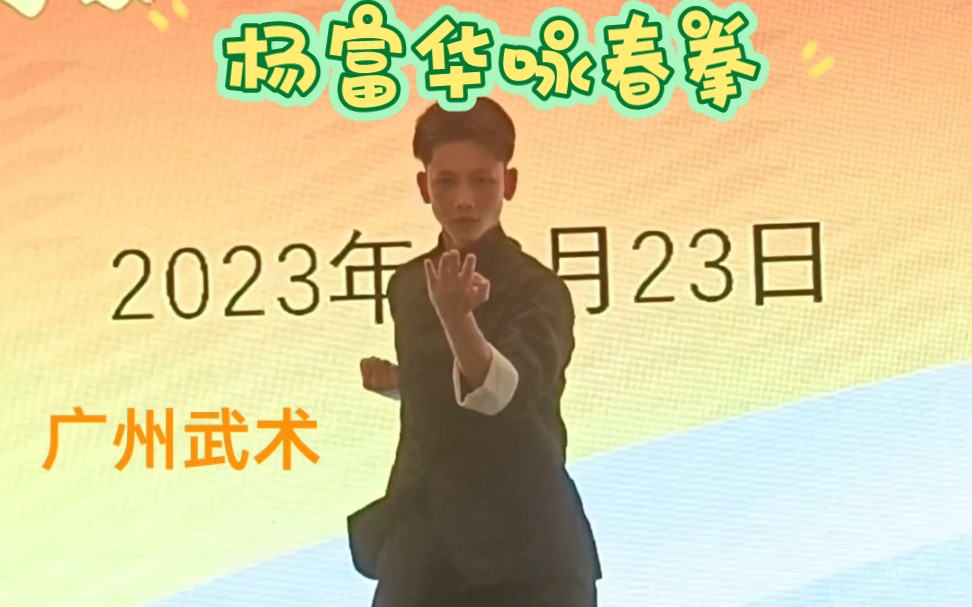 广东武术队杨富华 咏春拳哔哩哔哩bilibili