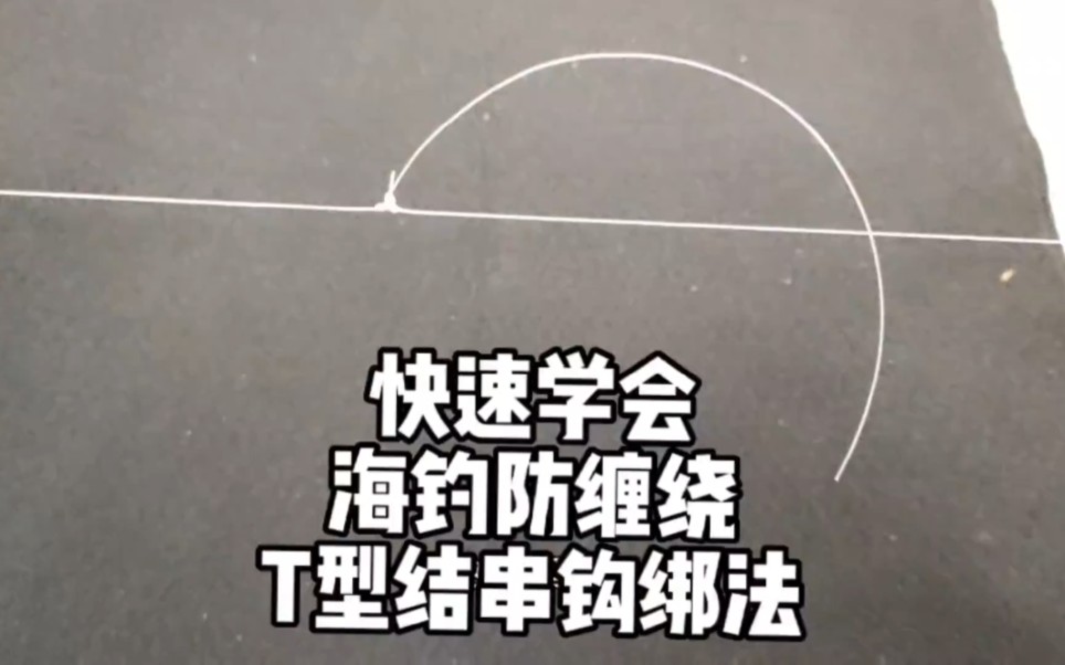 详细的海钓t型结串钩绑法分享 钓友们自己就能在家绑串钩了