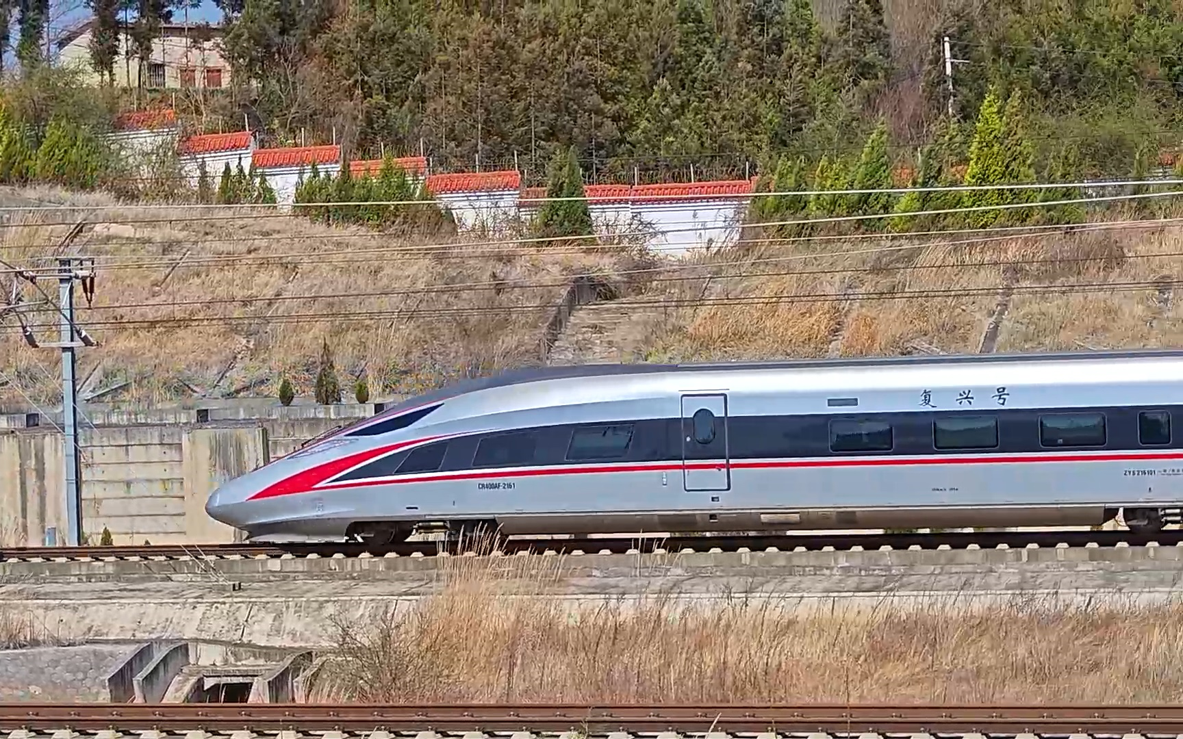 【中国铁路】cr400af系列动车组运行中
