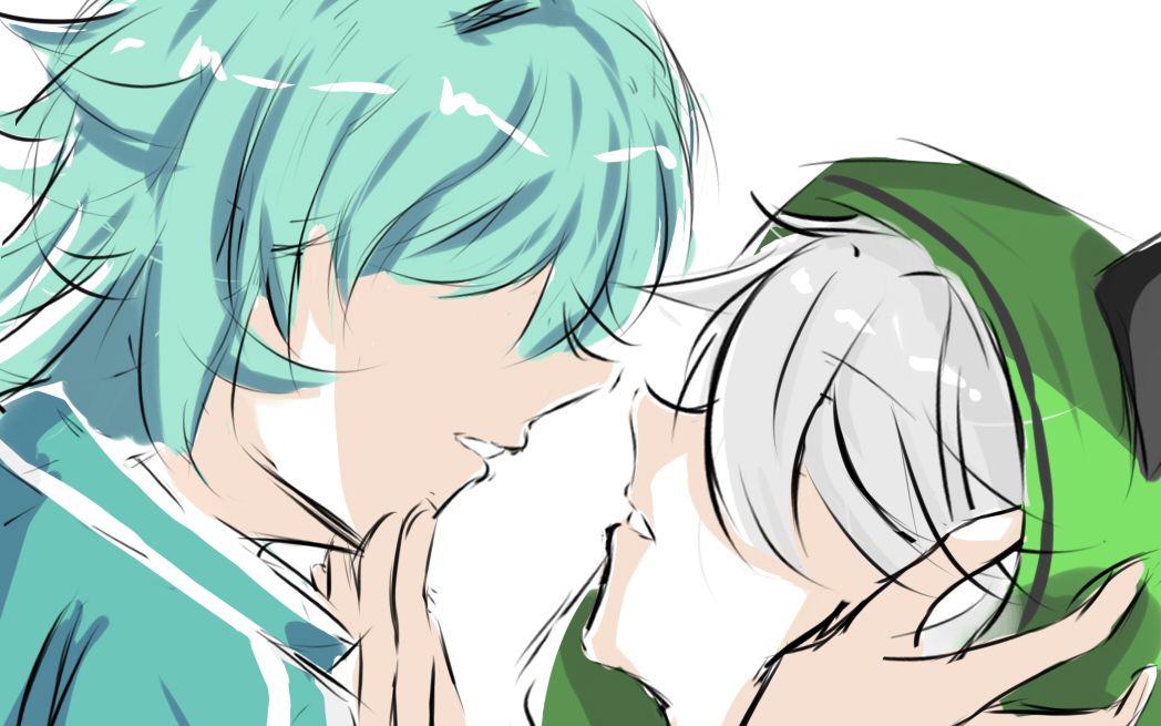 【非人学园/手书】雷钟的kiss唾