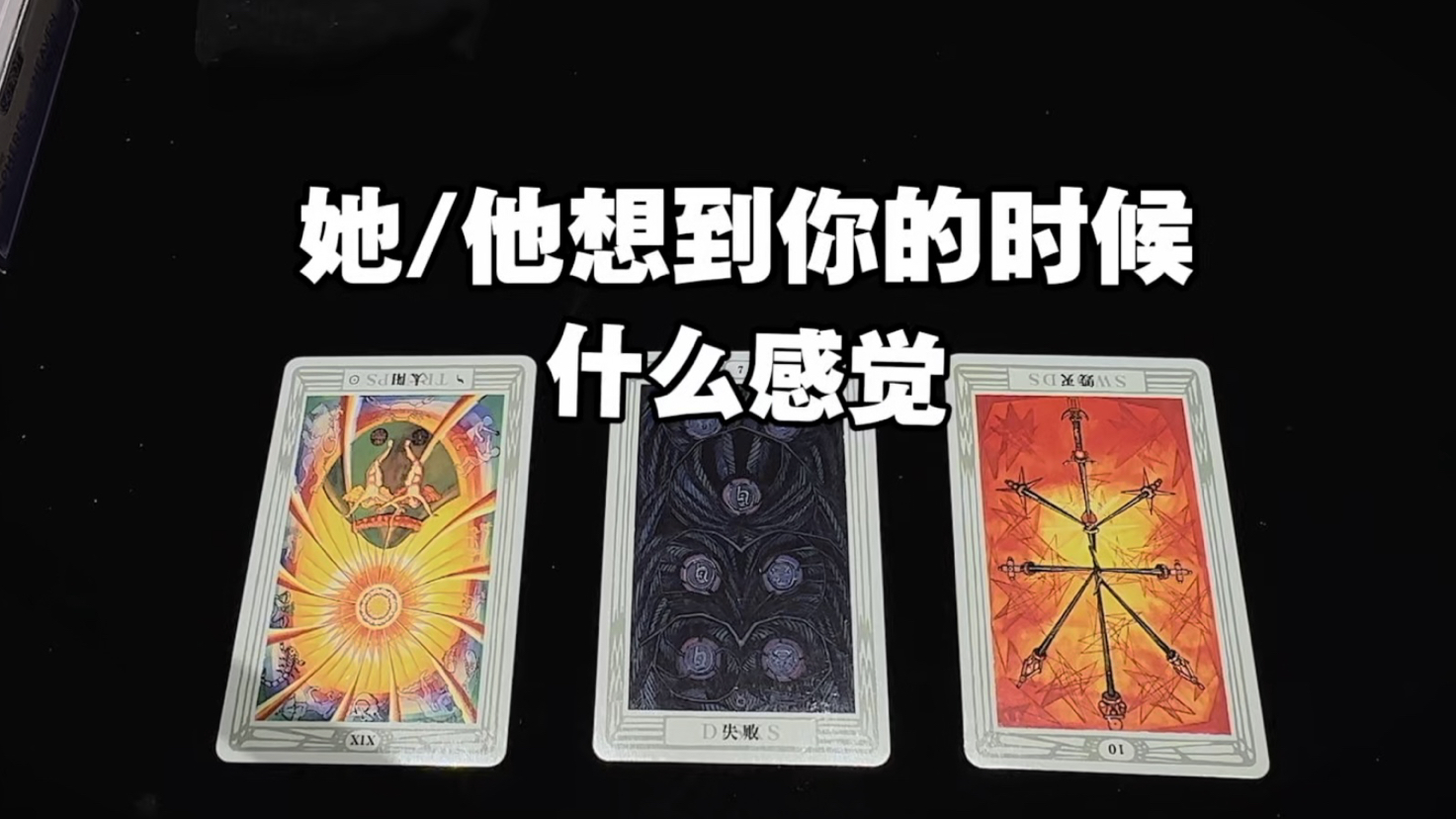 【独角兽Tarot】她/他想到你时什么感觉?伤心吗?ta想到你时 想起的是什么?哔哩哔哩bilibili