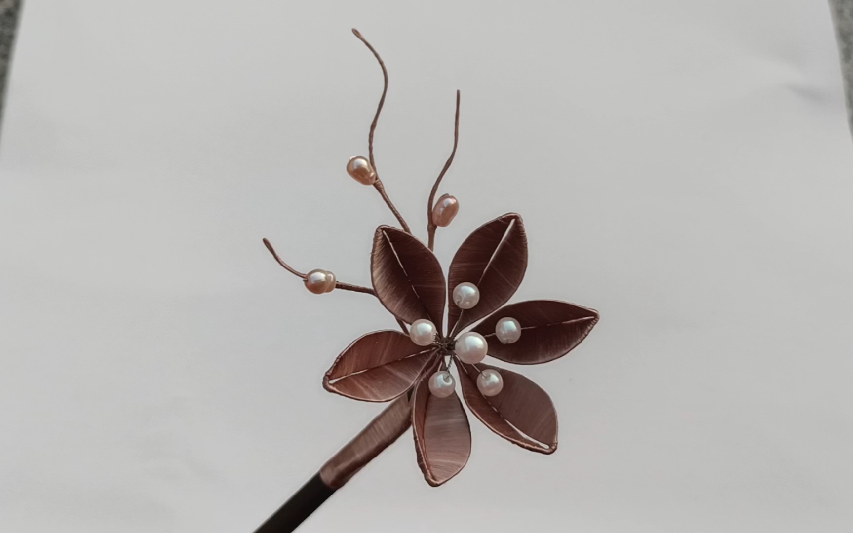 几只日常款缠花木簪