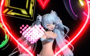 下载视频: 【4K】[Project DIVA mod: boobs] Weekender girl : バイカラーミク [model/more bounce]【泳装】