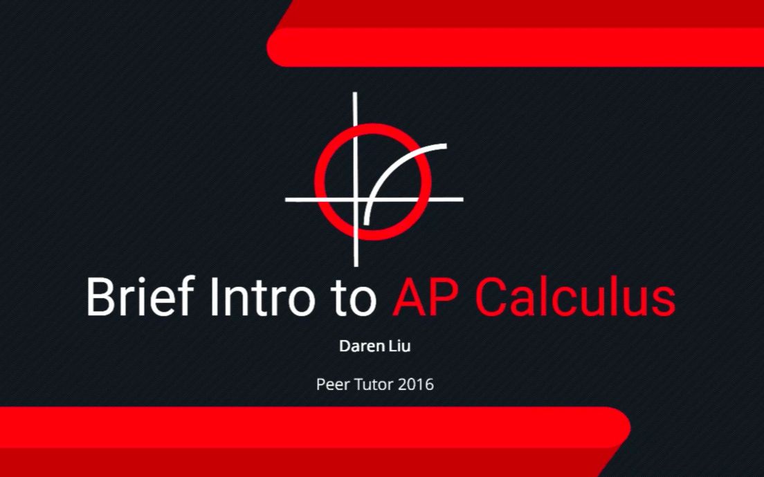 [图]【AP微积分】 Brief Intro to AP Calculus