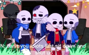 sans aus react to Demon Slayer