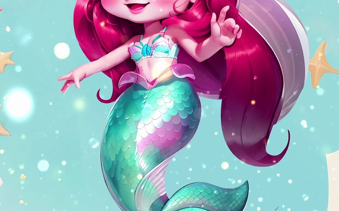 怎么用美人鱼设计吉祥物?