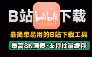 Download Video: B站视频下载神器，支持批量下载合集作品，最高8k画质！！