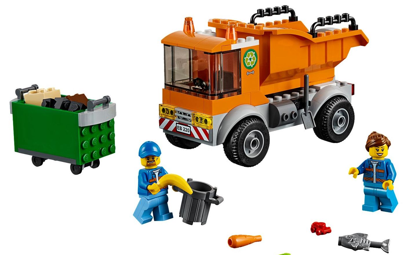 乐高lego 60220 城市系列 城市清理车 2019速拼评测_哔哩哔哩 (゜-゜)