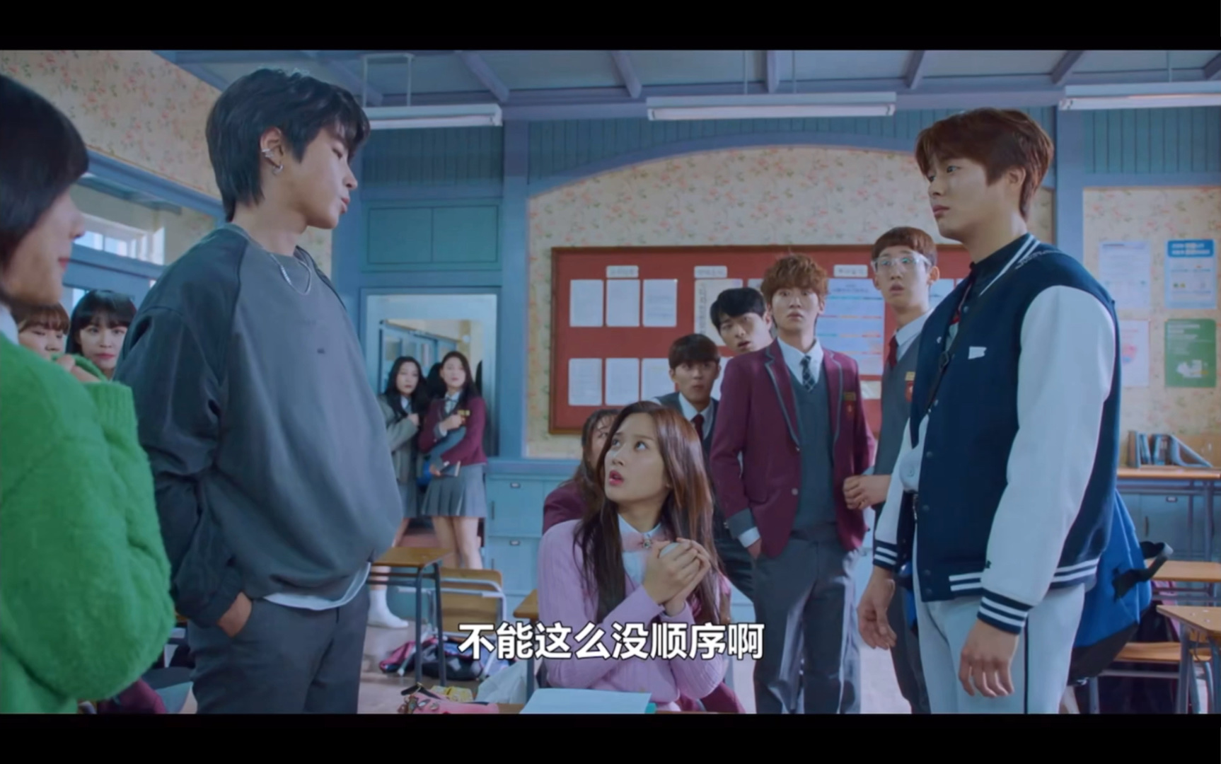 【女神降临】e07-7人气棒球选手到教室向女主表白 女主又撞见男主表示