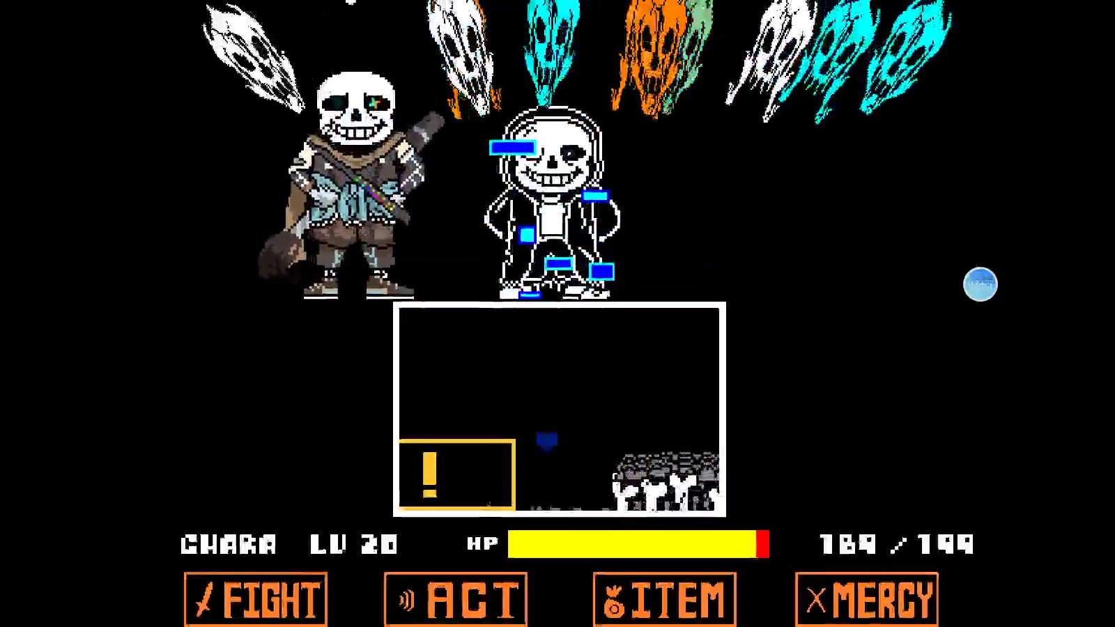 ink!sans fight第2阶段失败