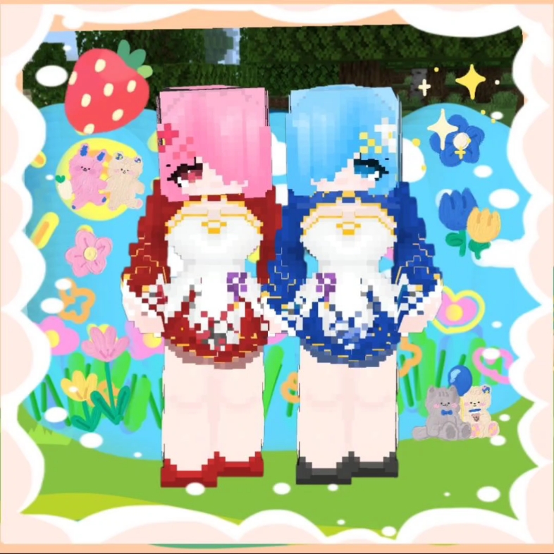 不喜勿喷哈~#我的世界皮肤 #mc #我的世界 #我的世界网易版 #mc #蕾姆