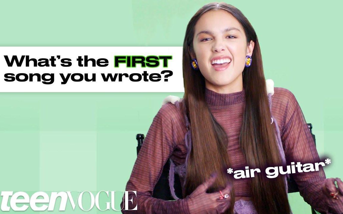 【teen vogue采访】olivia rodrigo分享她为《sour》写的第一首歌,第