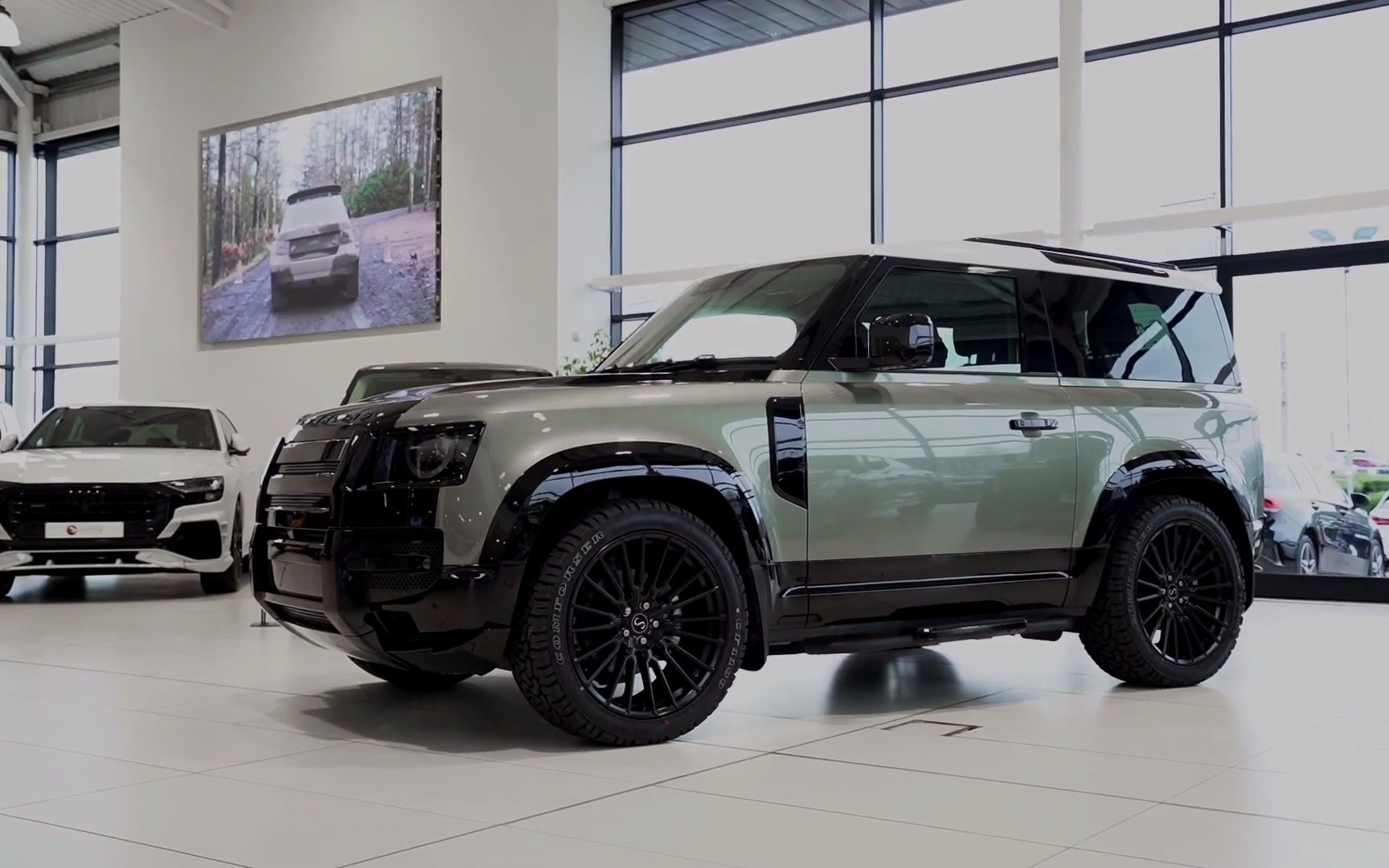 design】sterling改装 路虎卫士90 首发限量版 盘古绿 2020款