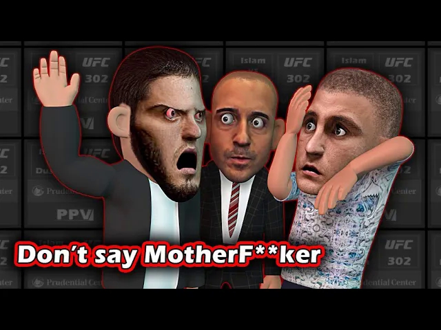 【ufc小动画】马哈钻石赛前对喷