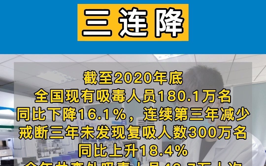 解读:数据三连降,2020年中国毒情形势报告出炉哔哩哔哩bilibili