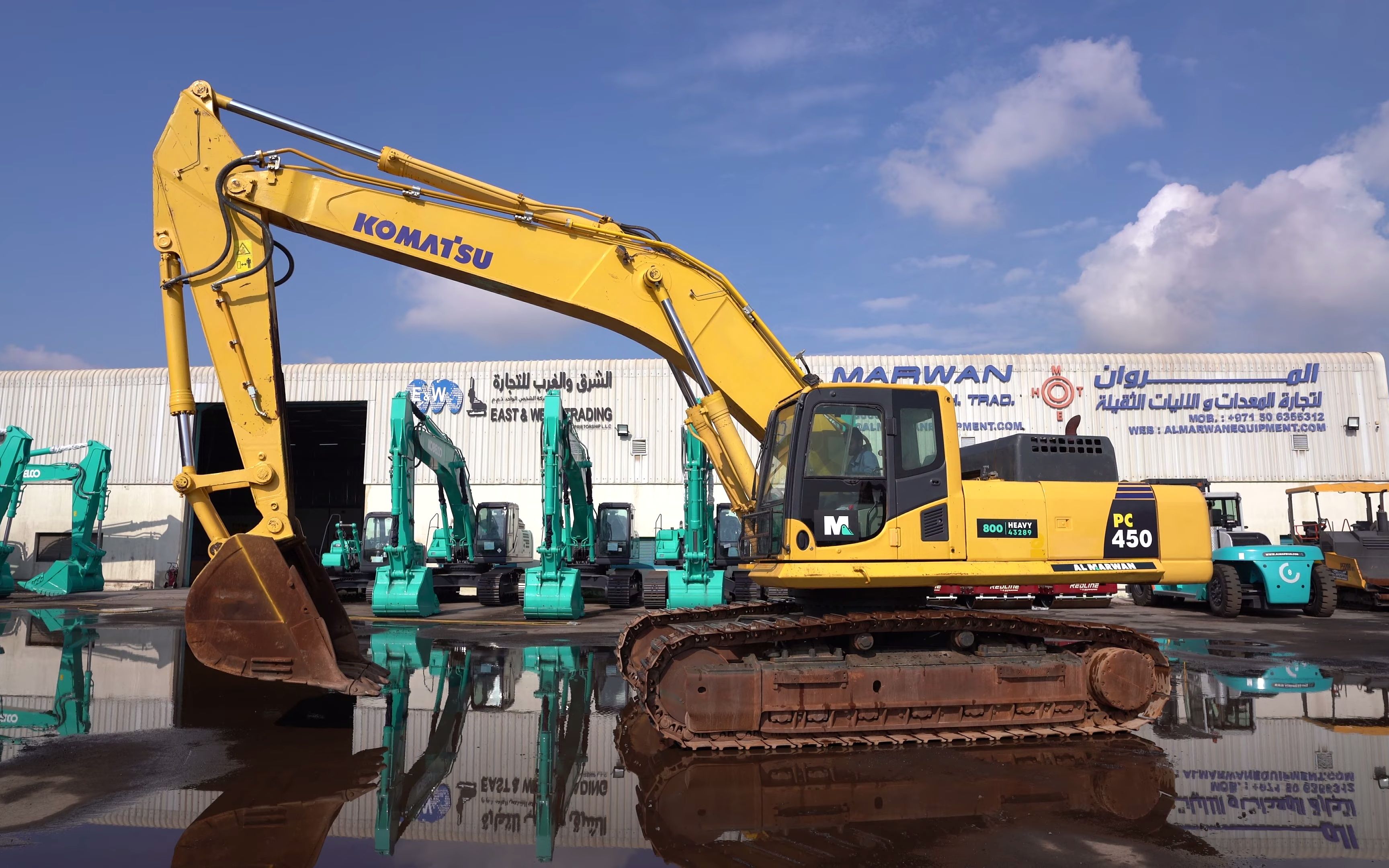 小松pc450-8挖掘机操作展示