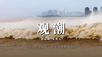 Descargar video: 《观潮》钱塘江大潮，自古以来被称为天下奇观