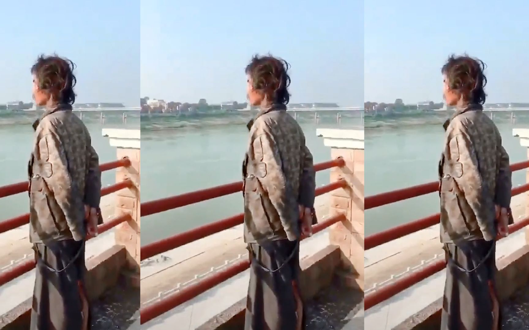 抖音上因破产爆红的乞丐,配上《向天再借500年》,气场两米八!