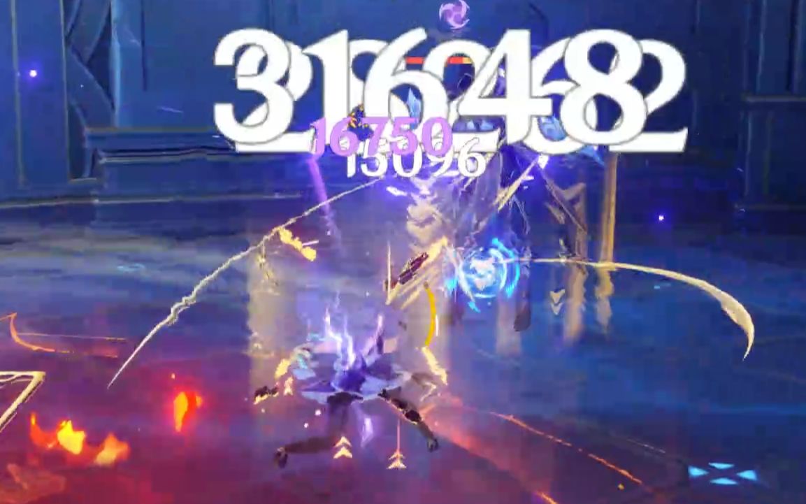 原神月卡党物理刻晴15版本深渊满星113