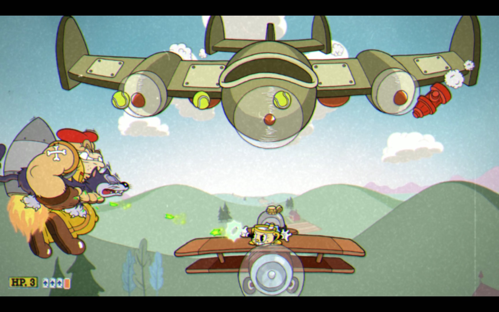 茶杯头dlc空中斗狗