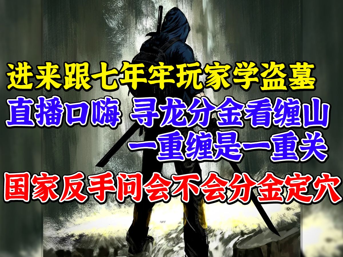 [图]因直播盗墓被判七年的我 出狱后只不过口嗨说了句 寻龙分金看缠山，一重缠是一重关，竟让国安局当众找上门来！《摸金科普》第一集