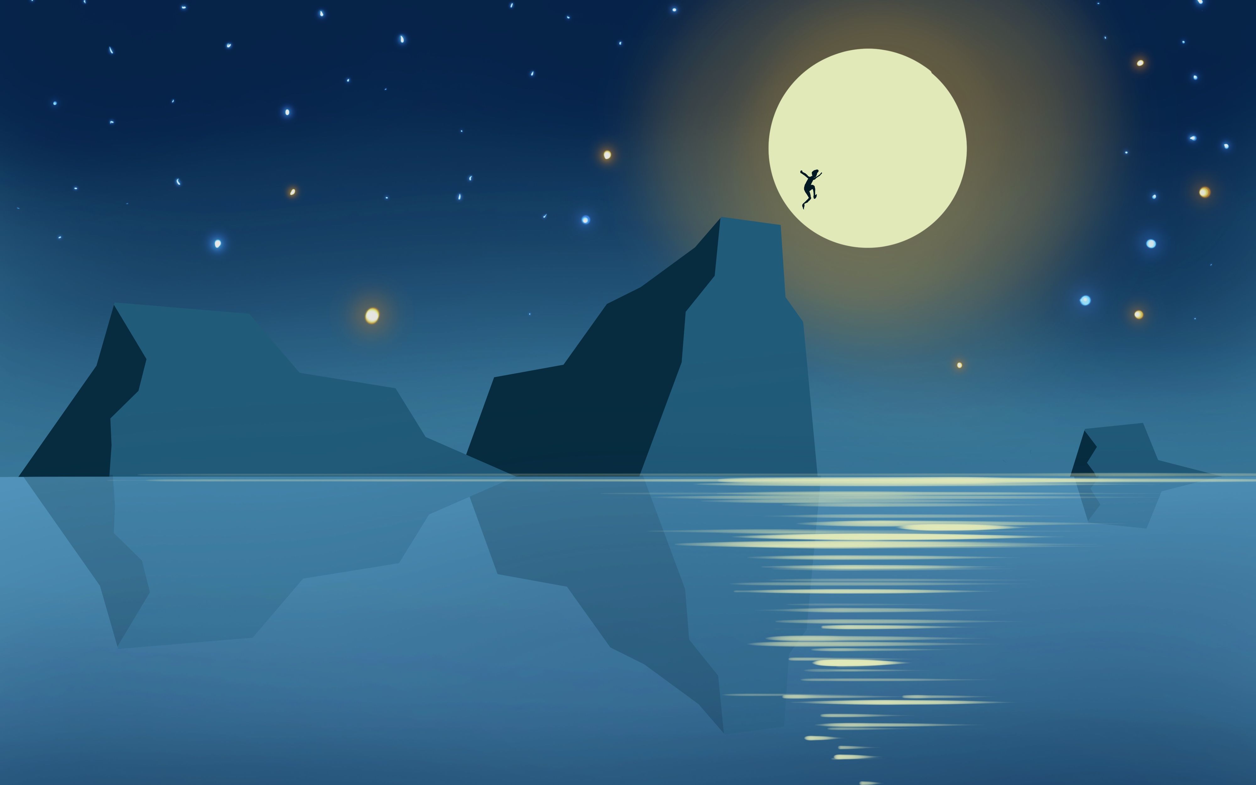 【ipad绘画】月色真美