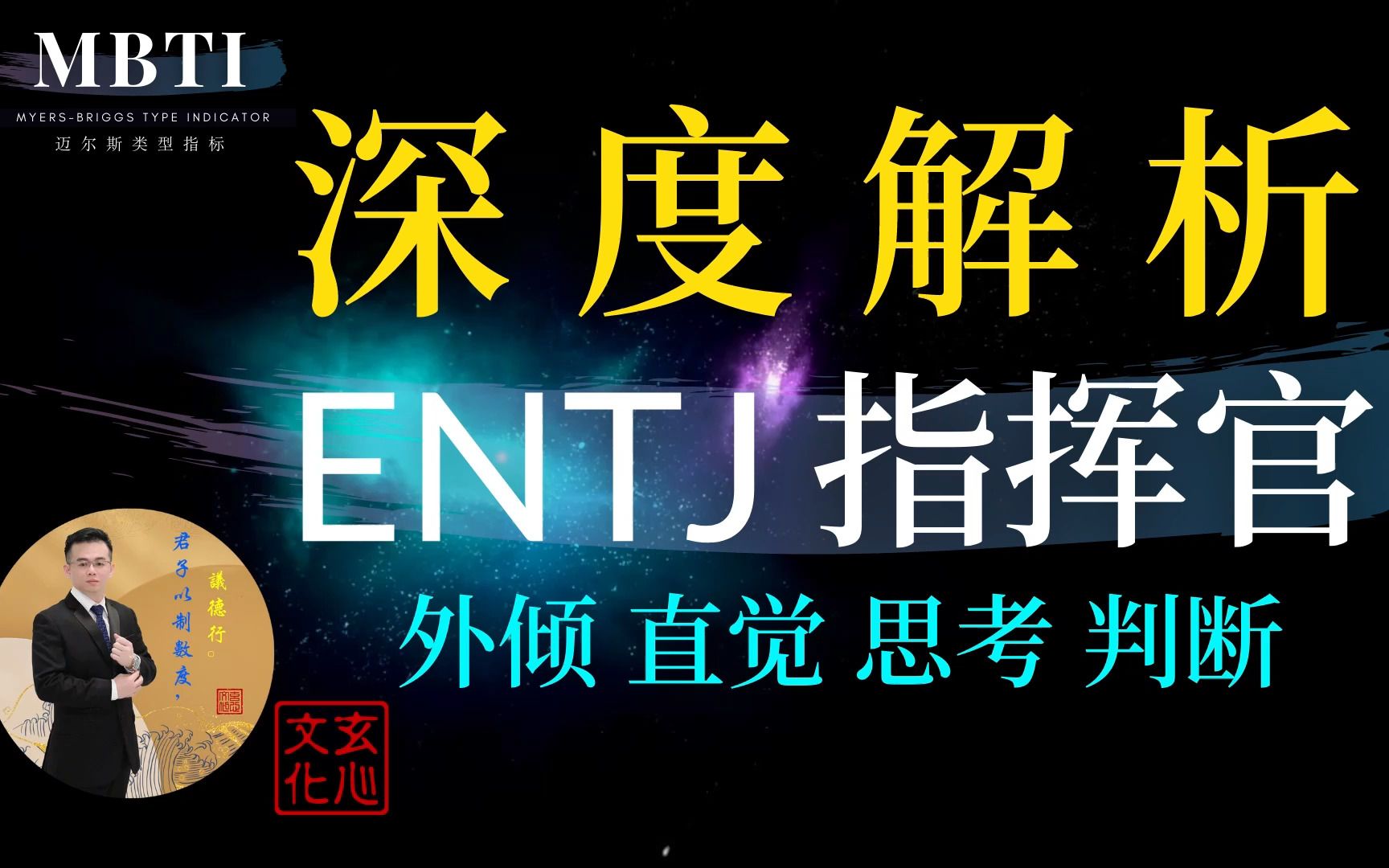 ENTJ 指挥官 (外倾 直觉 思考 判断) 一切顺利,因为我一手掌握.哔哩哔哩bilibili