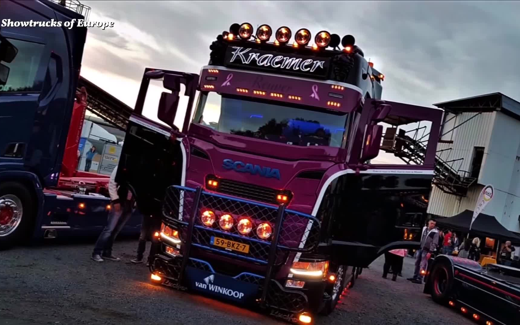 【欧卡专辑】斯堪尼亚堕落天使细节展示 scania s650 lucifer