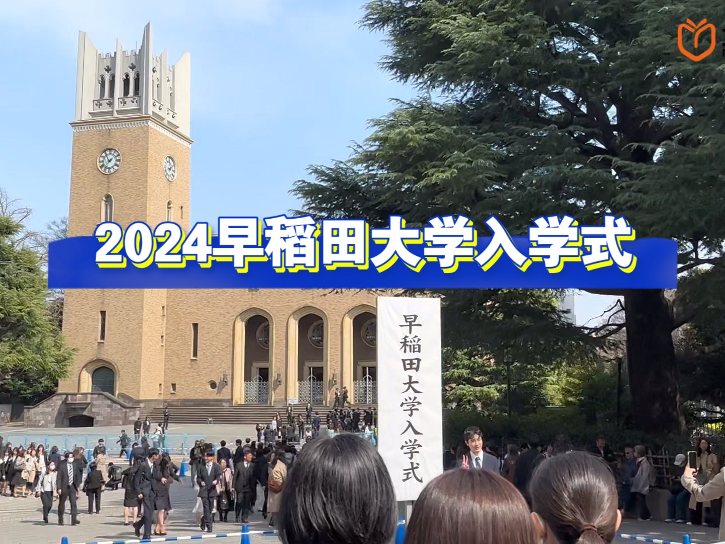日本留学|2024年早稻田大学入学式
