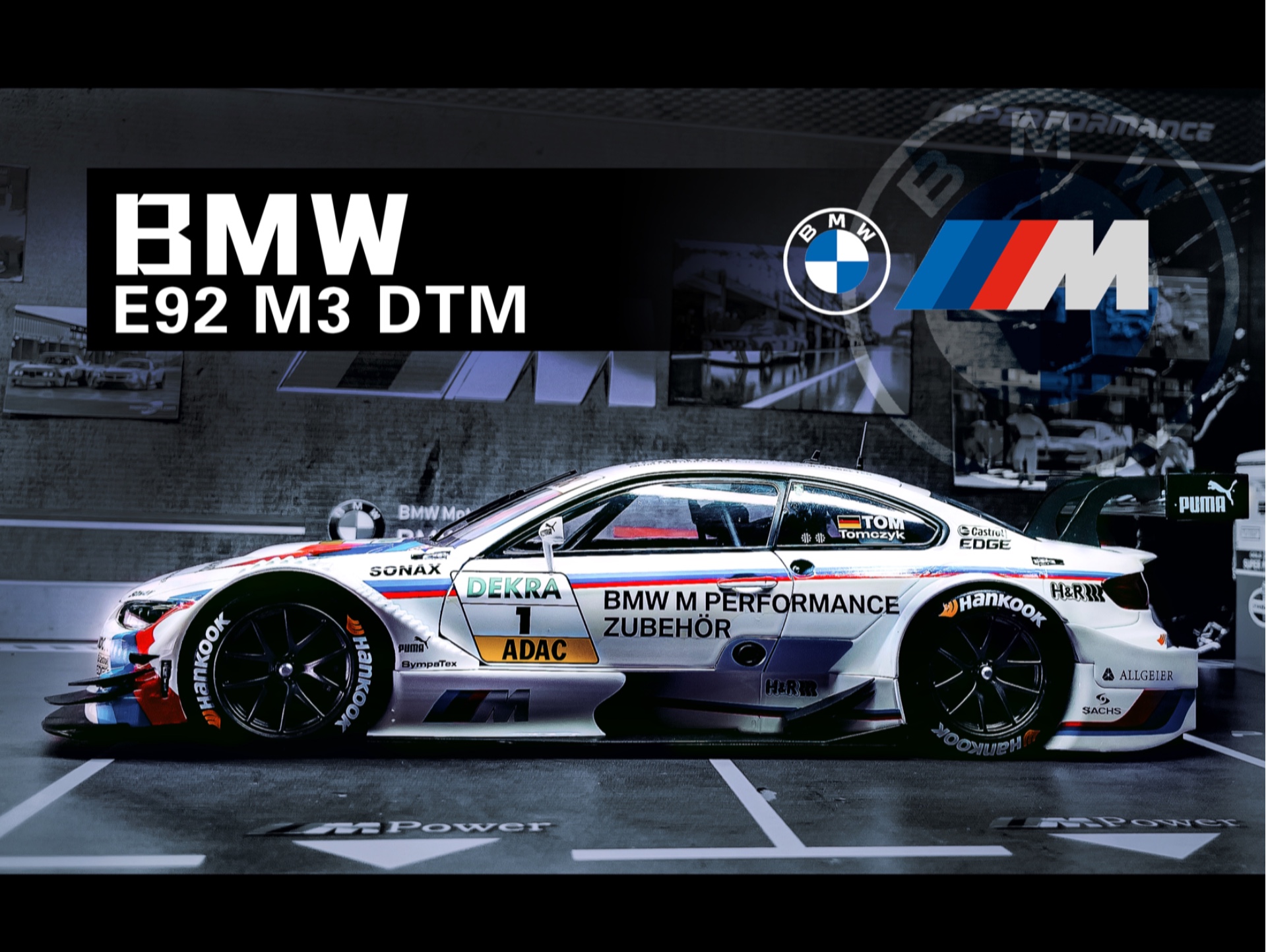 王者归来!宝马2012 m3 dtm赛车模型