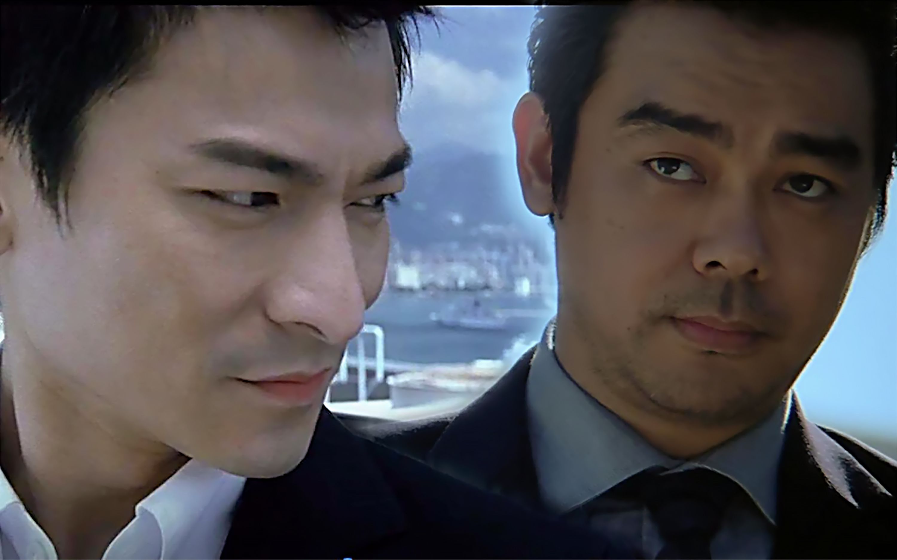 20年后才发现,刘德华刘青云这对演过吻戏的影帝cp好上头!_哔哩哔哩_bi