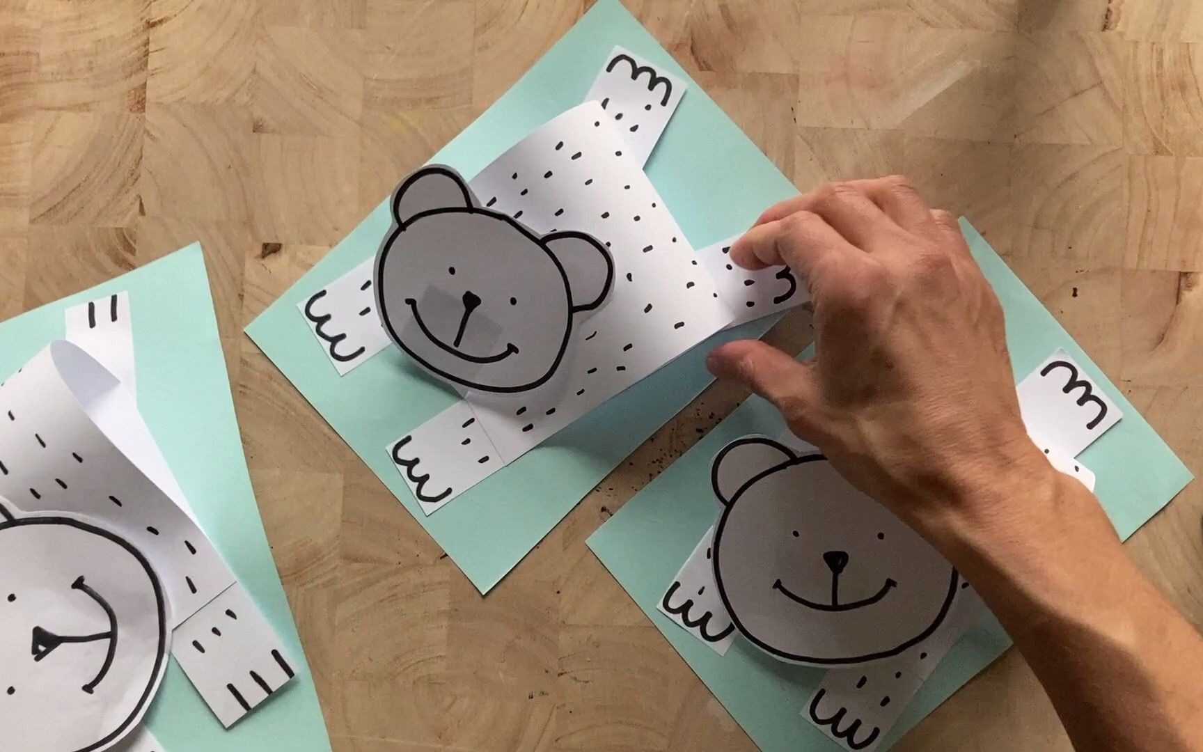 手工北极熊-polar bear