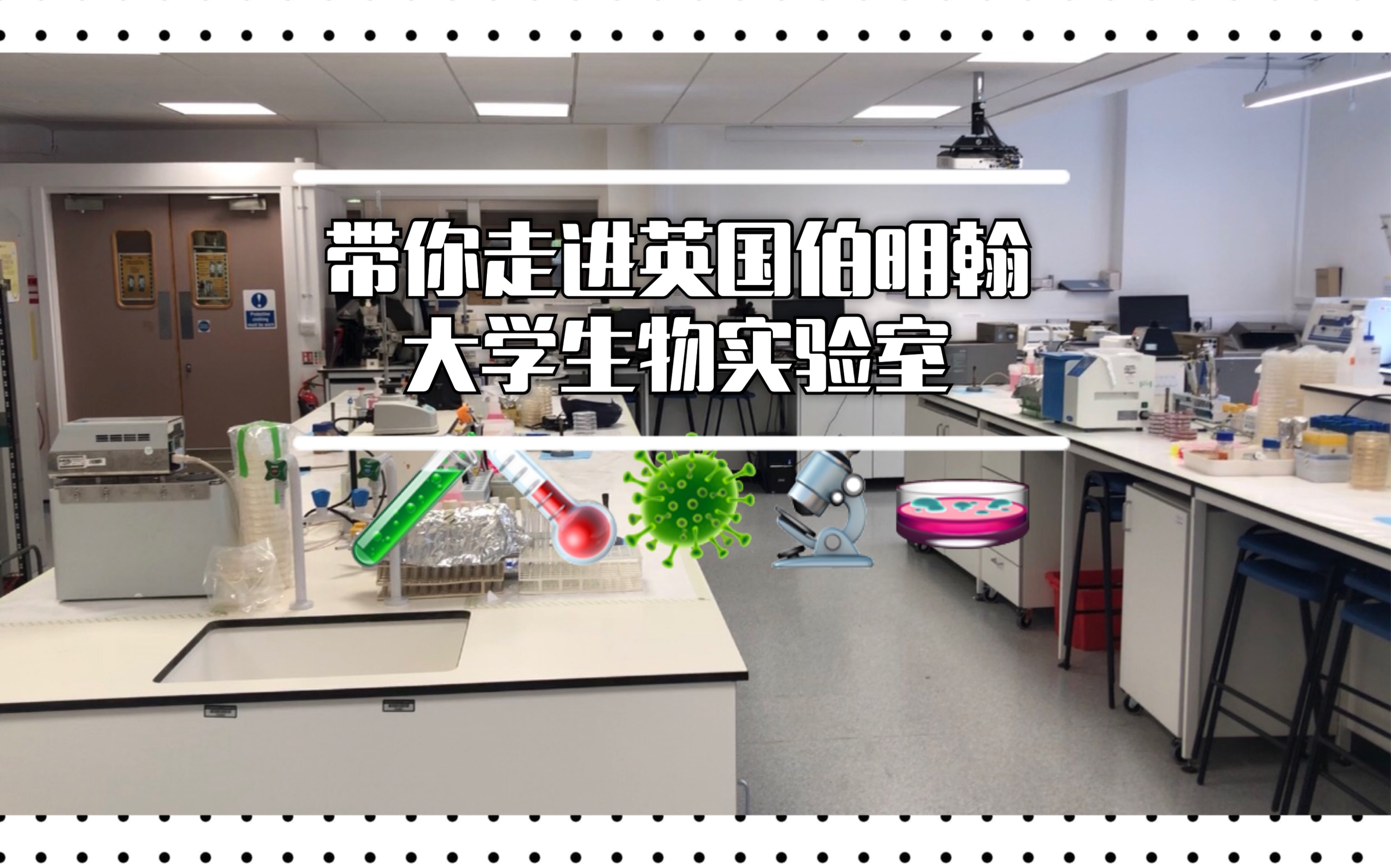 英国留学|外国实验室长什么样??|带你走进英国伯明翰大学生物实验室|留学生的悲惨实验生活哔哩哔哩bilibili