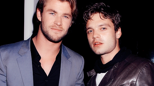 sebastianstanchrishemsworth一些小互动