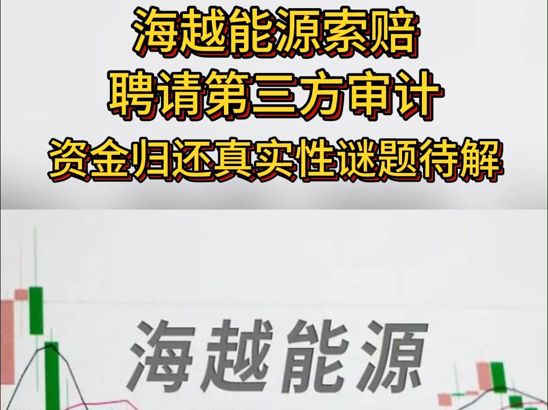 海越能源索赔:聘请第三方审计,资金归还真实性谜题待解哔哩哔哩bilibili