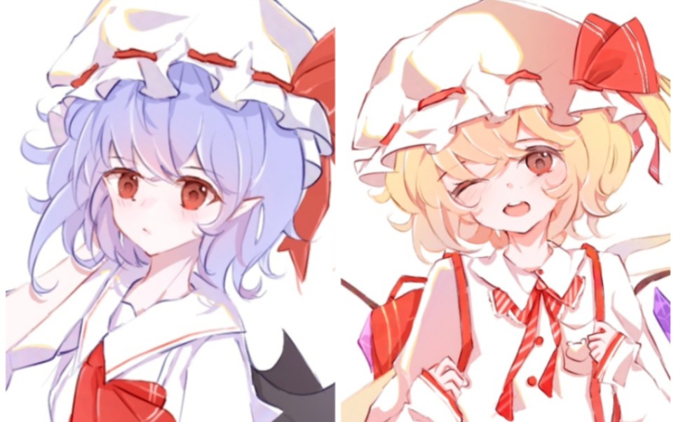 【绘画过程】穿校服的大小姐和二小姐79