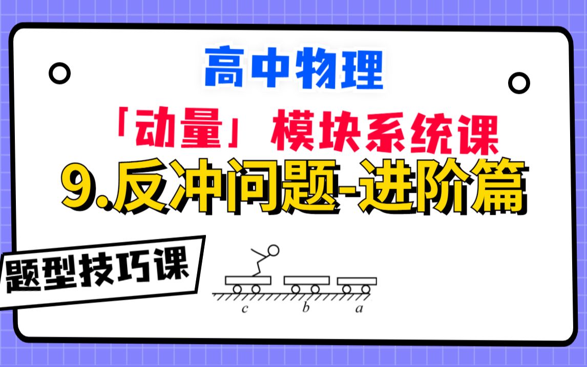 【高中物理动量模块系统课】9.反冲问题进阶篇哔哩哔哩bilibili