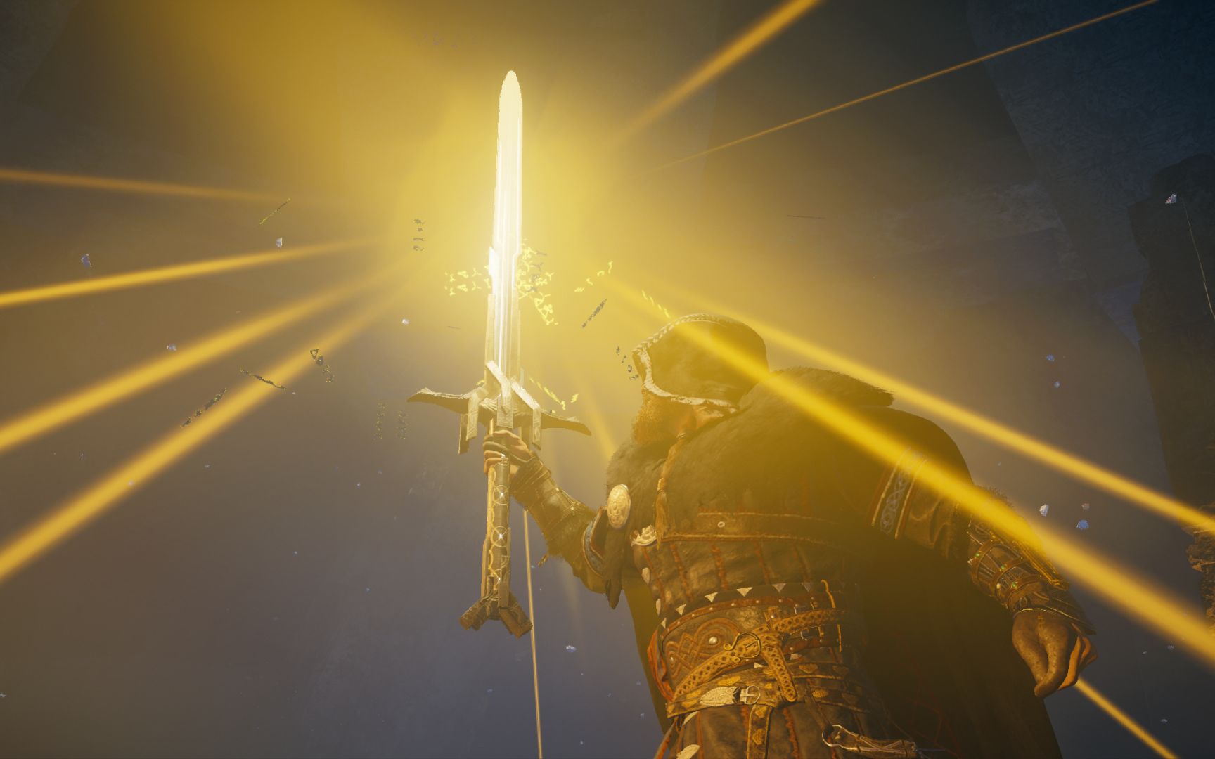 excalibur!刺客信条英灵殿神器拔出!