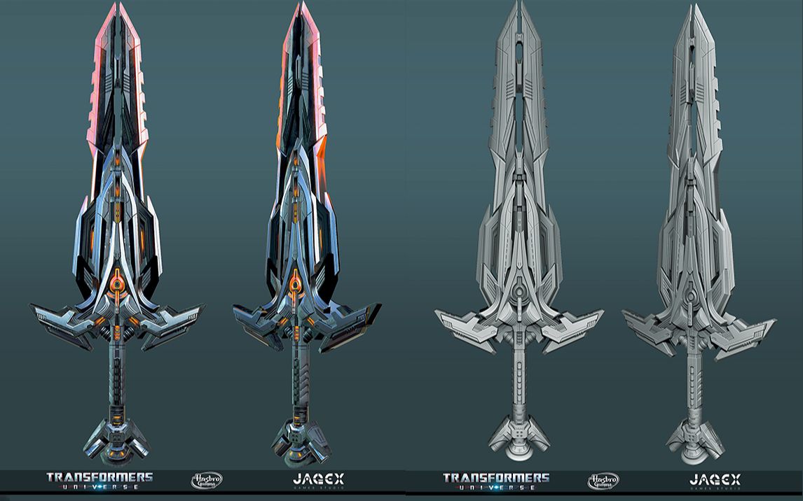 【3dmax建模】武器剑模型制作,次世代高模布线思路详解