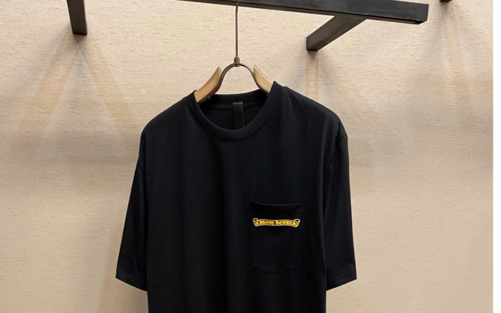 说一下高仿chrome heart克罗心印花十字架短袖 今年最新款短袖 面料