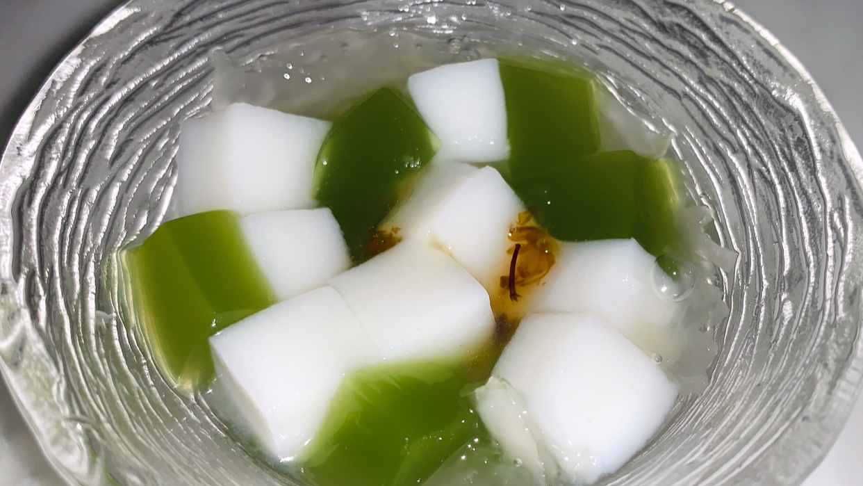 杏仁豆腐薄荷冻 清甜祛火颜值高 改良版老北京夏日甜汤