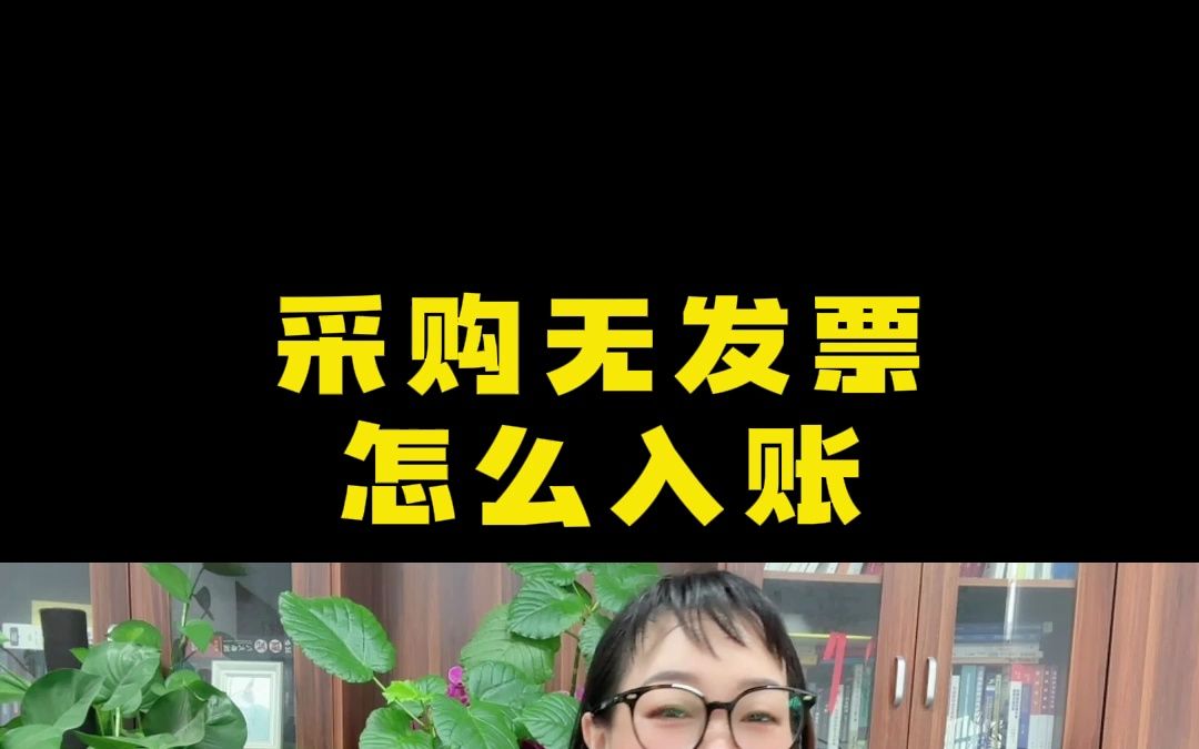 采购无发票怎么入账哔哩哔哩bilibili