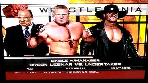 传奇c罗纳尔多 摔角 Wwe2k16 1v1布洛克莱斯纳vs送葬者ps3版wwe2k16 哔哩哔哩