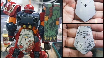 搞笑纹身扎古也有爱